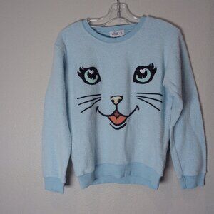 NWT Wildfox Kids Blue Cat Sweater